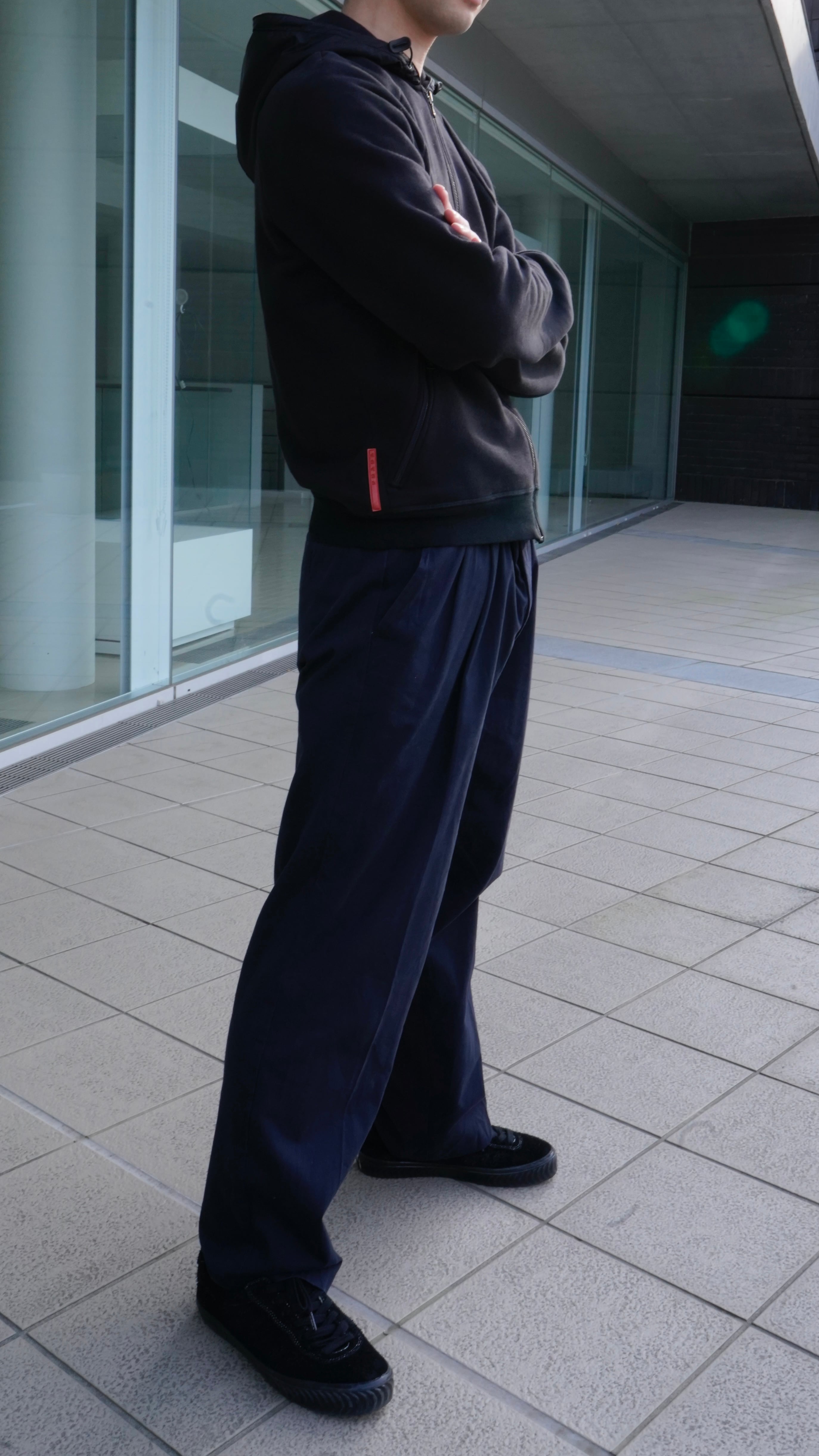 希少‼️PRADA SPORTS フード付きメッシュフーディー 2010s 