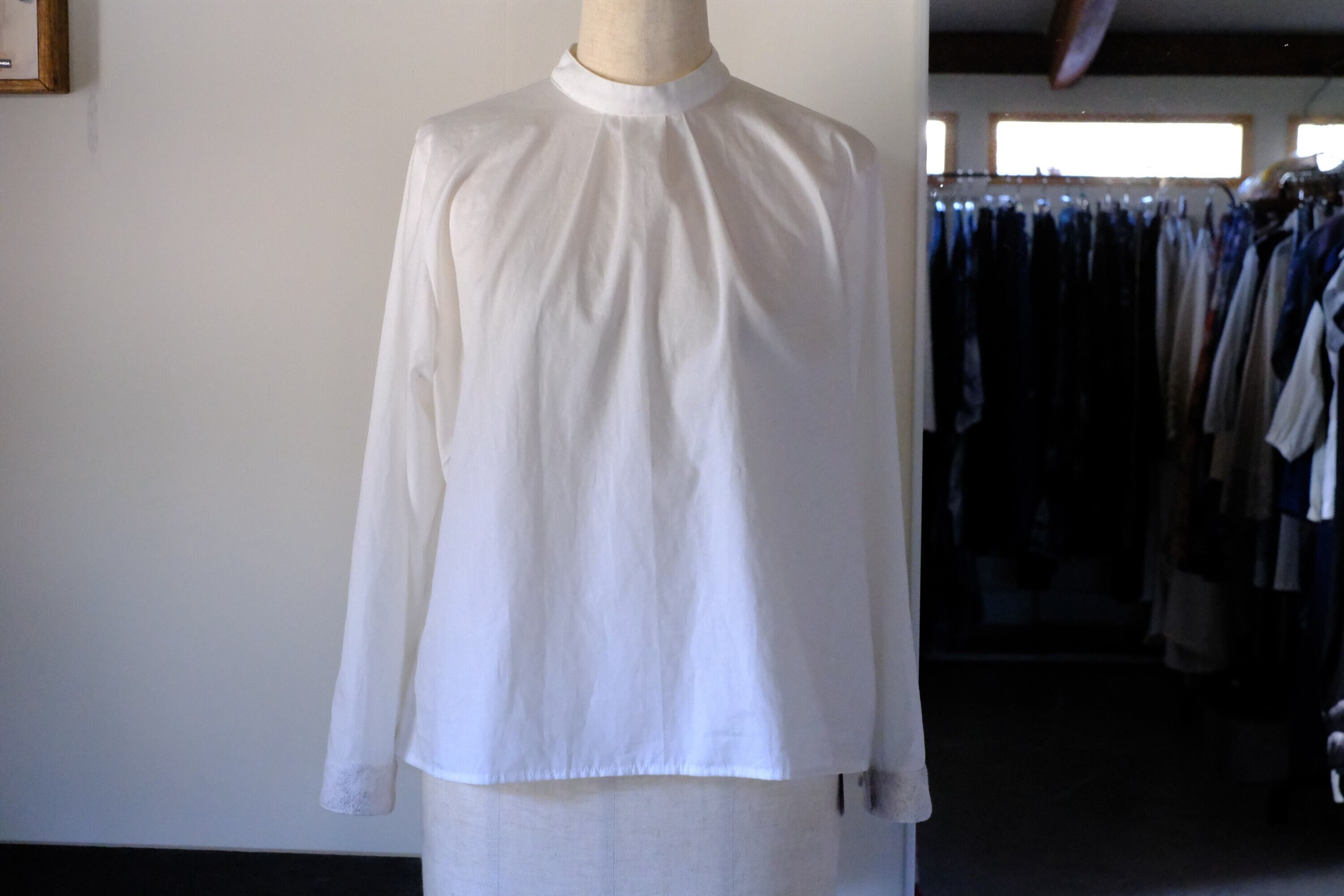 バックボタンブラウス CL-159