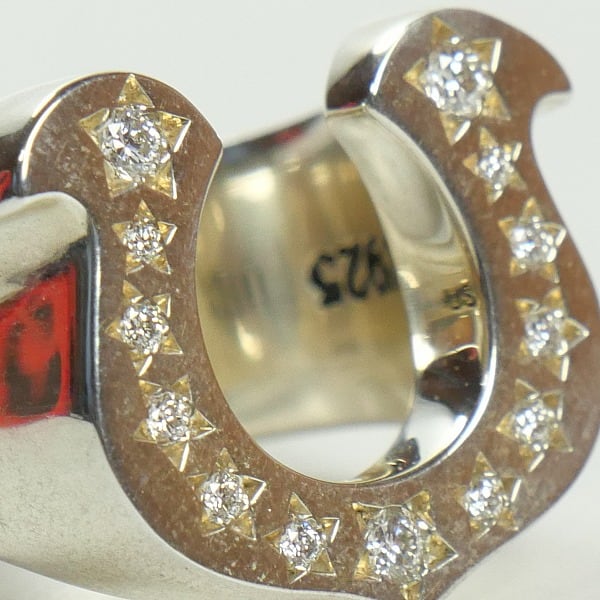 Size【11号】 TENDERLOIN テンダーロイン H.S RING SILVER/STONE CHICK