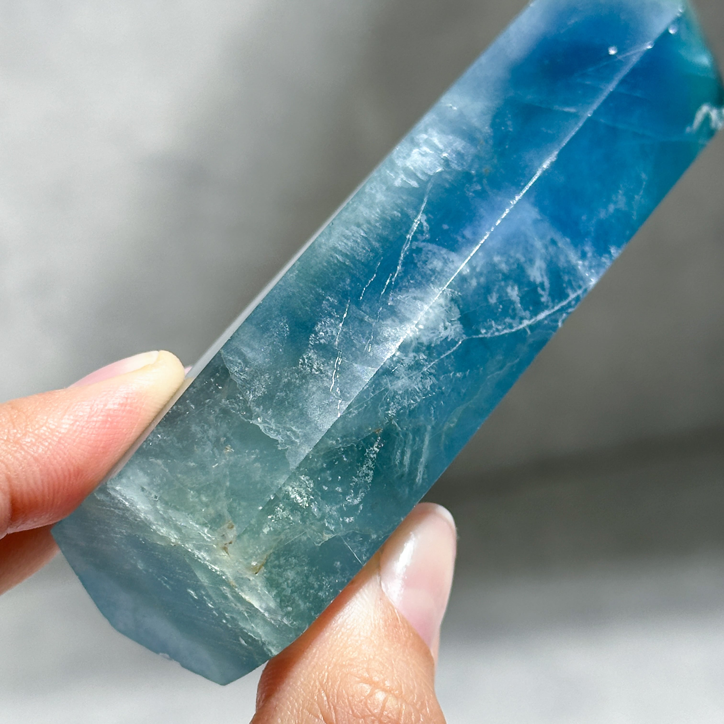 虹◎レインボーフローライト タワー型63◇ Rainbow Fluorite ◇天然石