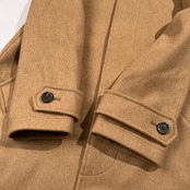 A.P.C. アーペーセー メルトンウール ステンカラー コート サイズ 36 /キャメル/比翼