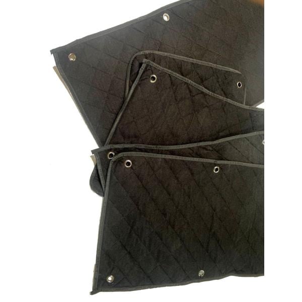 【即決★在庫有】ブラックメッシュ 5層構造 エブリィワゴン DA64W サンシェード 8点★車中泊 アウトドア 保温 断熱 エブリイ/28-306 車用網戸 DA64V EVERY（エブリイ）に適用 メッシュカーテン 4枚 DA64W