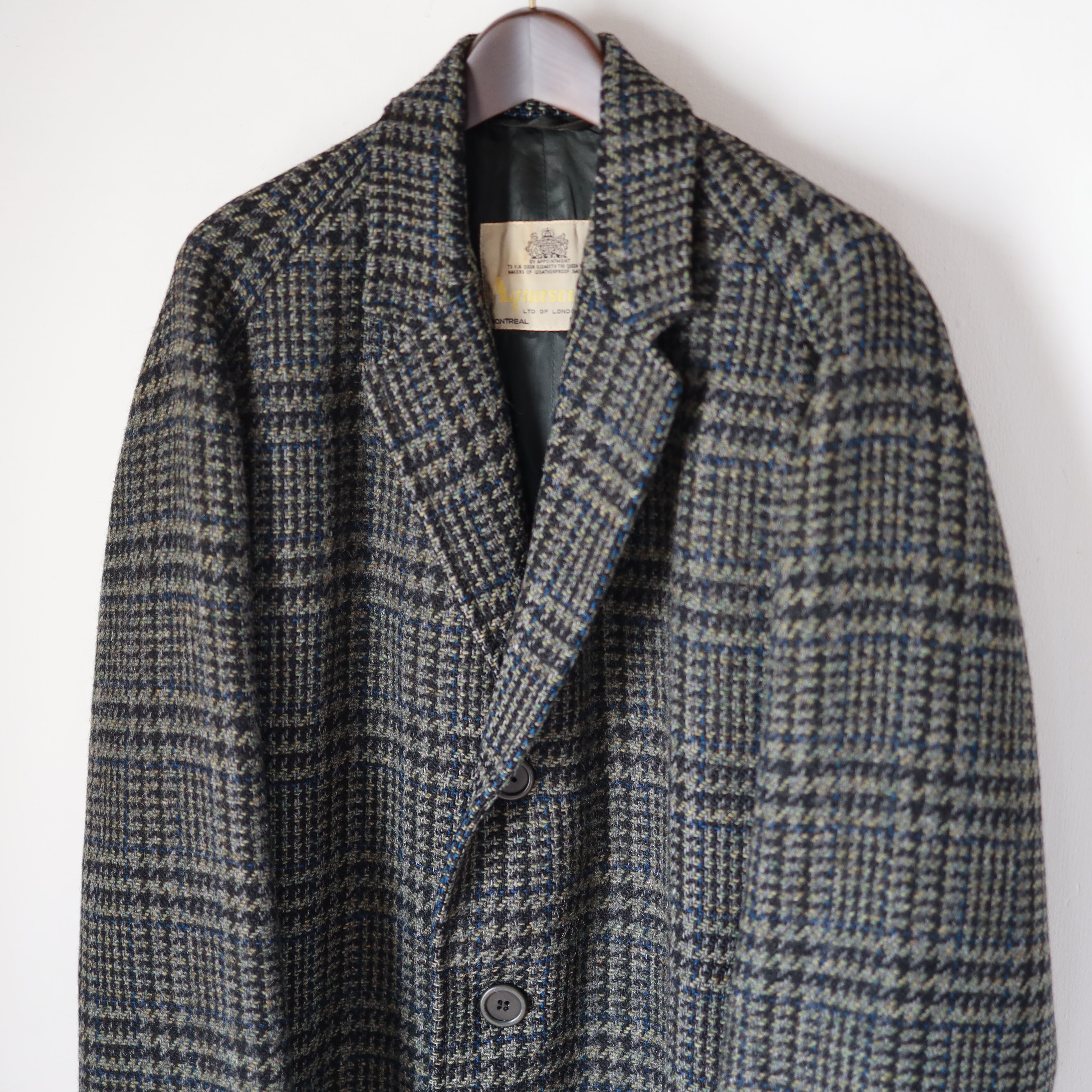 【一枚袖】60s Personal Order Vintages Aquascutum Single Raglan Coat イングランド製