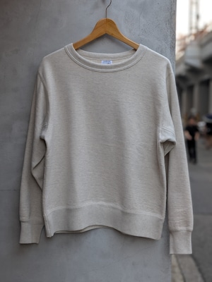 WASEW "TOUGH BRAIDED WIND SHIELD SWEAT SHIRT" OATMEAL