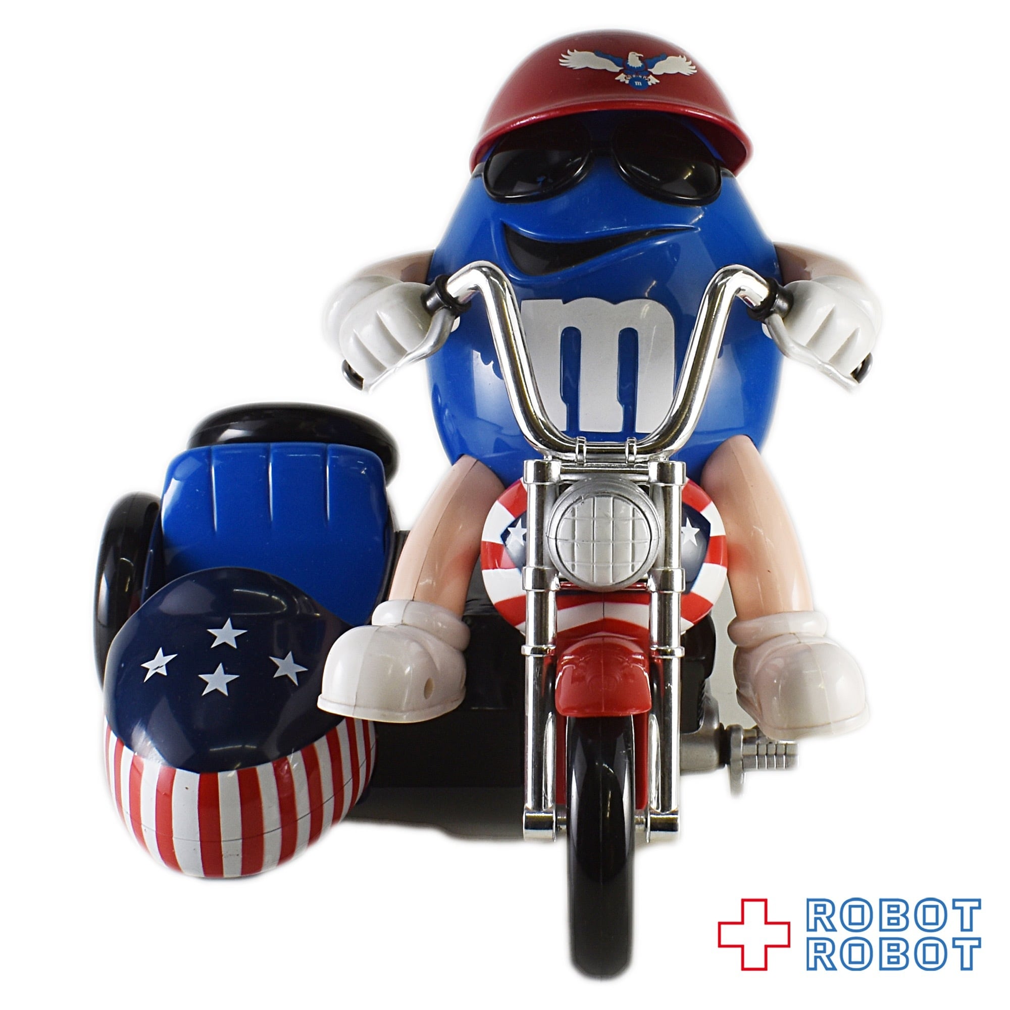 M&M's フリーダムライダー フィギュア M&M's ブルー フリーダム・ライダー ディスペンサー エムアンドエムズ