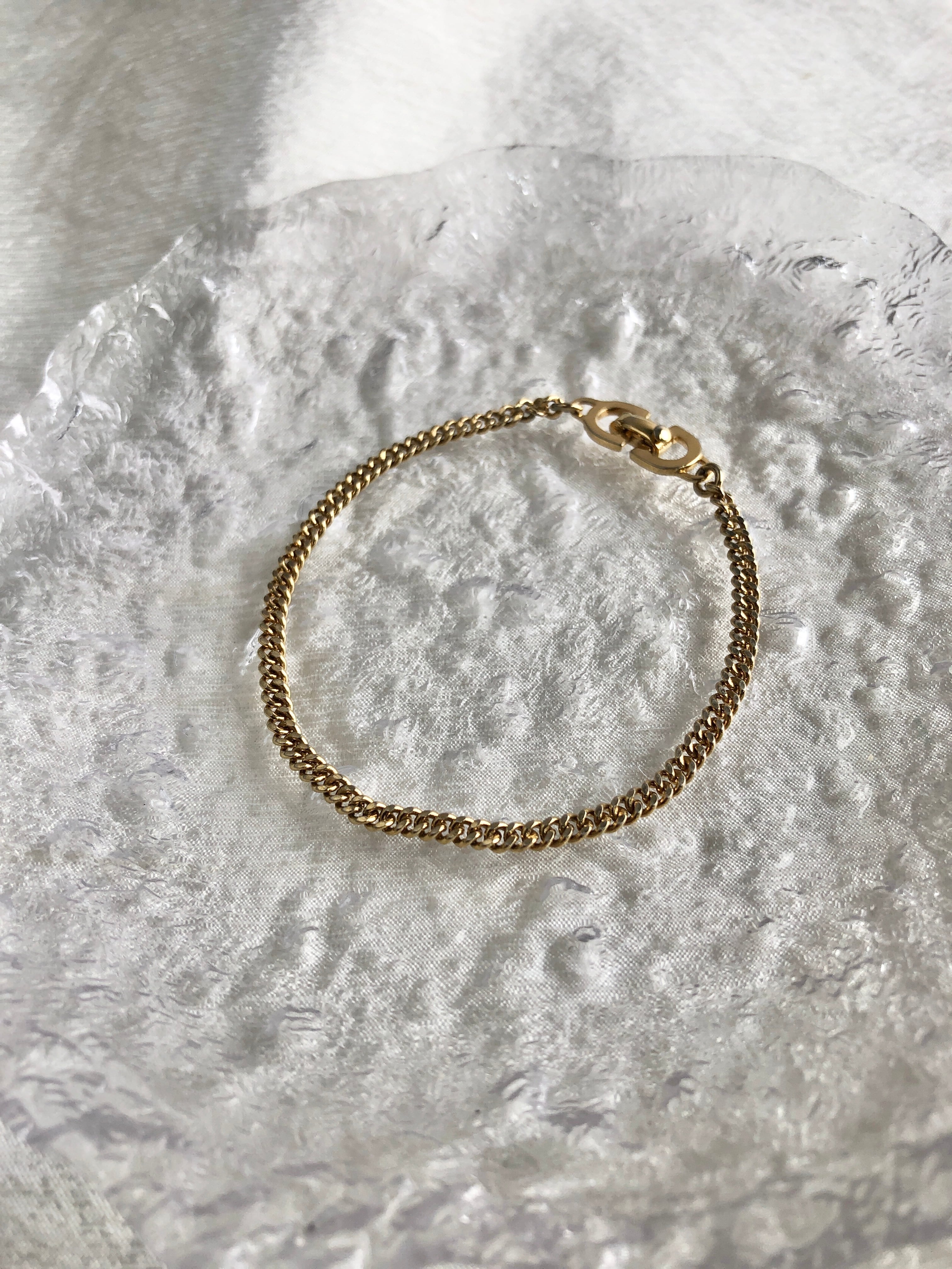 Dior ディオール ブレスレット ダイヤモンド ゴールド 喜平 極美品 63 Christian Dior クリスチャン ディオール ブレスレット ゴールド 喜平