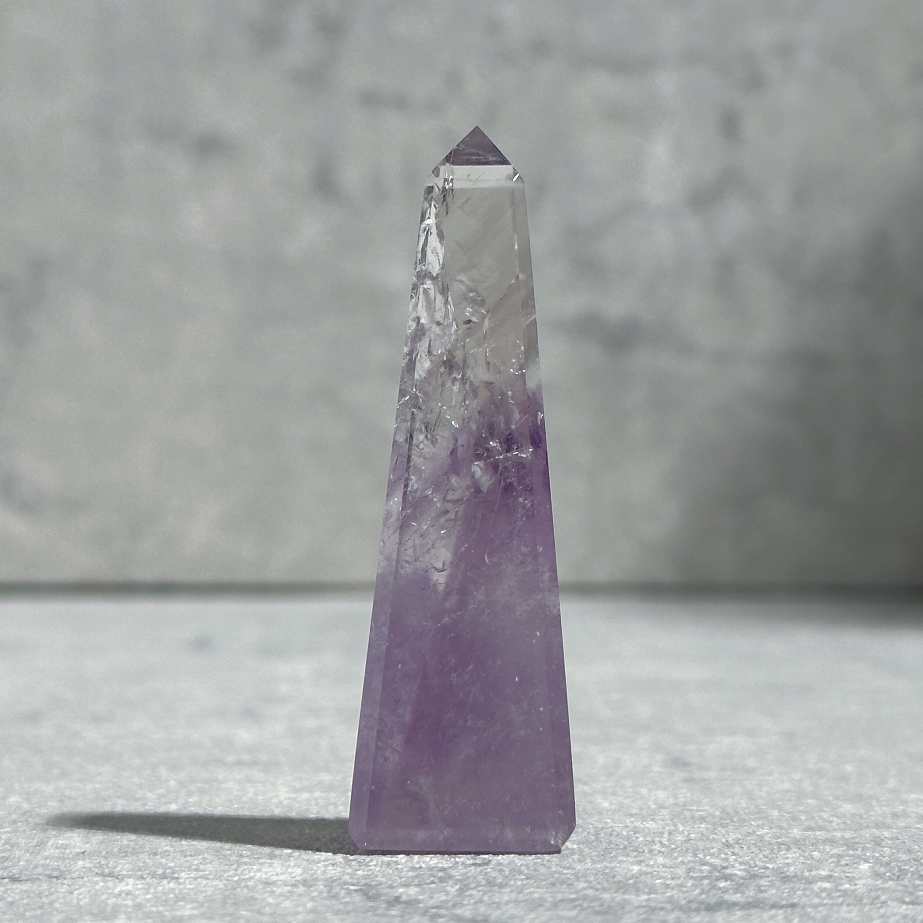 虹◎ファントムアメジスト オベリスク11◇Phantom Amethyst ◇天然石