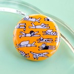 【CHIQON】ROUND 缶バッチ「わいわい」