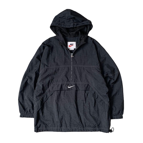 “90s Nike” half zip nylon jacket