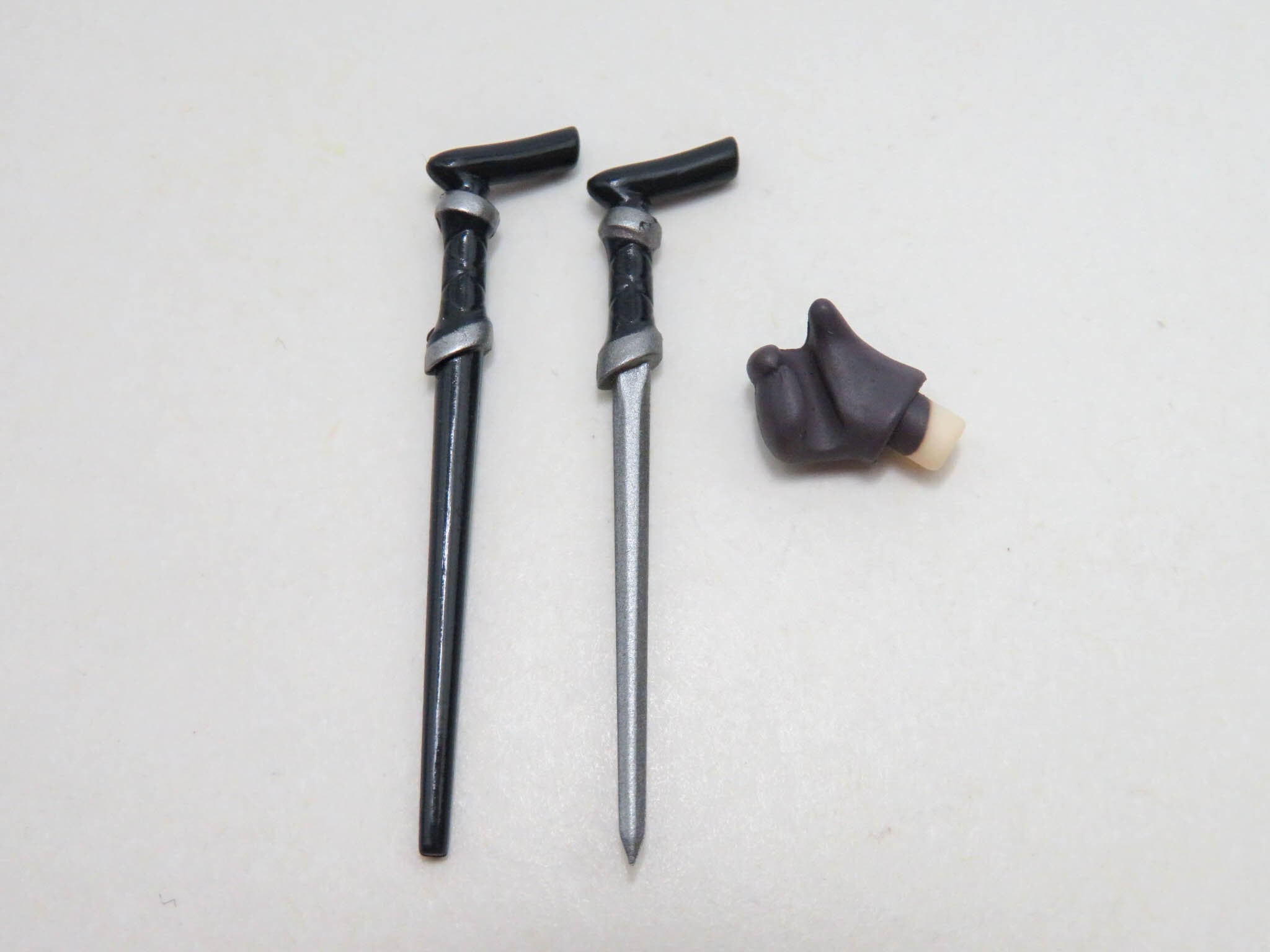 再入荷(A-ランク)【1423】 シルバーアッシュ 小物パーツ 杖と剣 ねんどろいど