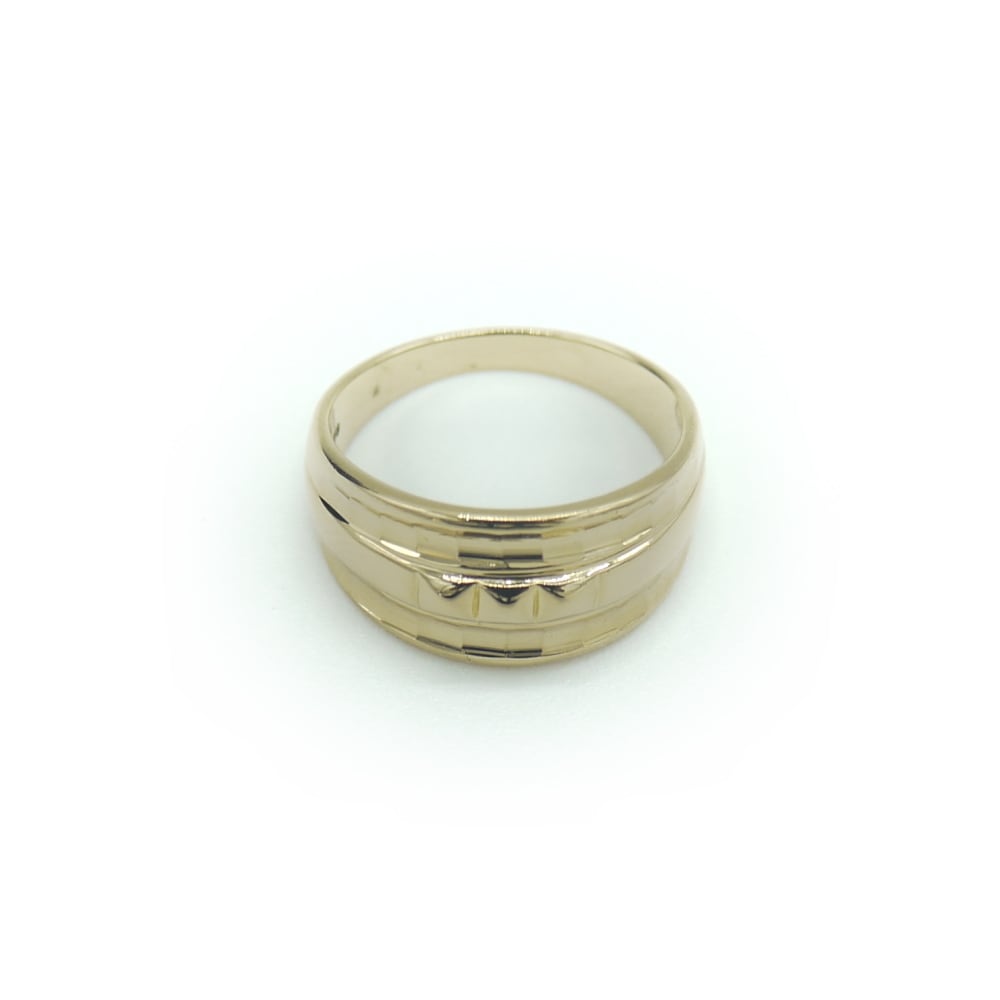 K18 デザインリング 18金 指輪 11号 Y02887-
