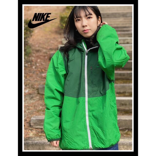 NIKE ナイロン　ジャケット　緑　グリーン