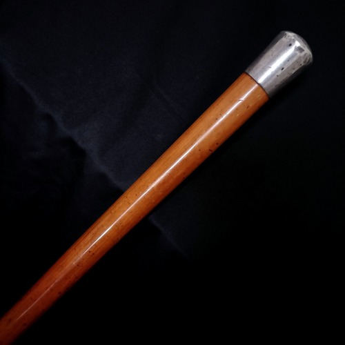 Malacca Silver Antique Walking Stick