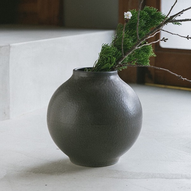 HIJICA TONE VASE(L) 信楽焼 日本製 花瓶