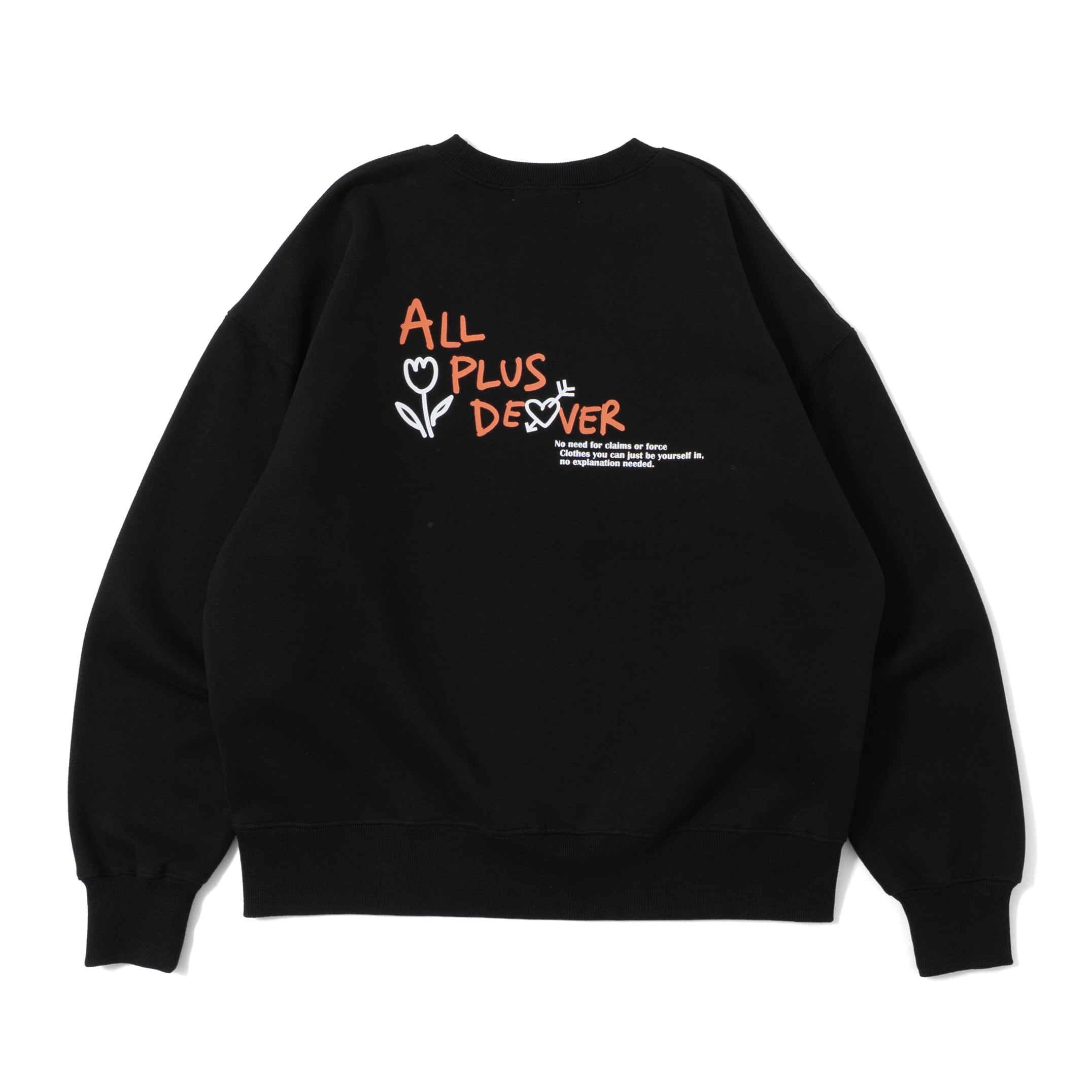 APD DOODLE LOGO SWEAT / BLACK