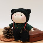 babu-chanコレクション 布ドール バッグチャーム ぬいぐるみ 着せ替え人形 猫耳マスター猫 thumbnail 8