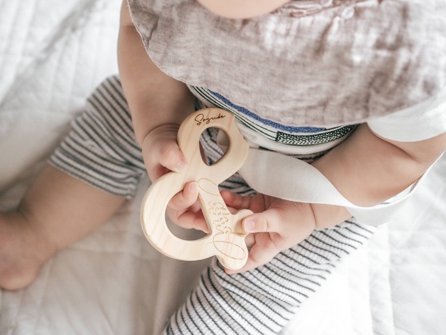 【受注生産】wooden teether-HINOKI-