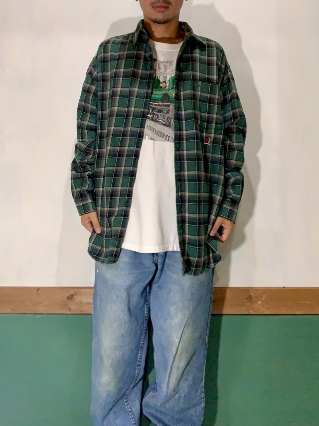 90s Tommy Hilfiger Flannel Shirt【L】