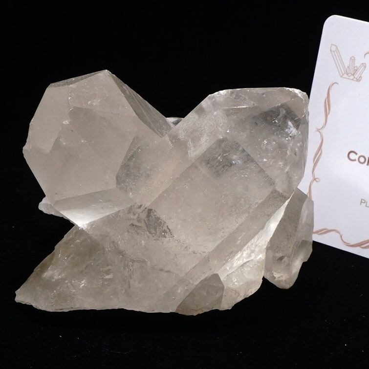 水晶 クラスター ブラジル ミナスジェライス州 コリント産 レムリアンシード 証明書付属 一点物 282-271