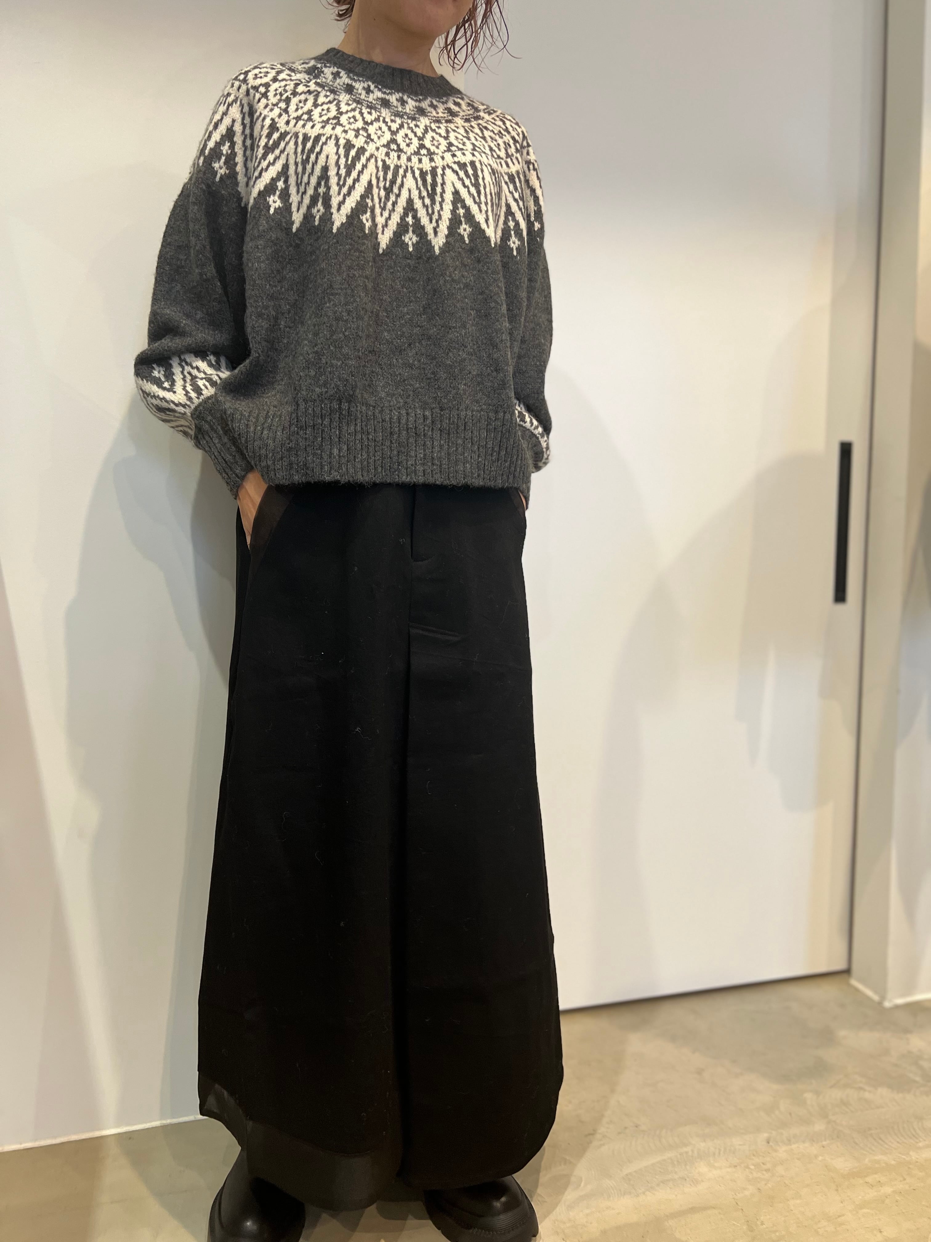 【SELECT】フェアアイル柄プルオーバー 39-0423