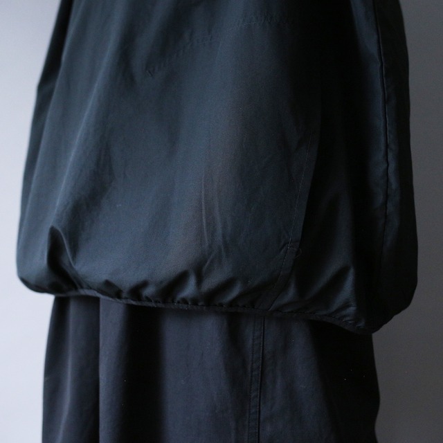 "adidas" black × white good coloring over silhouette half-zip pullover