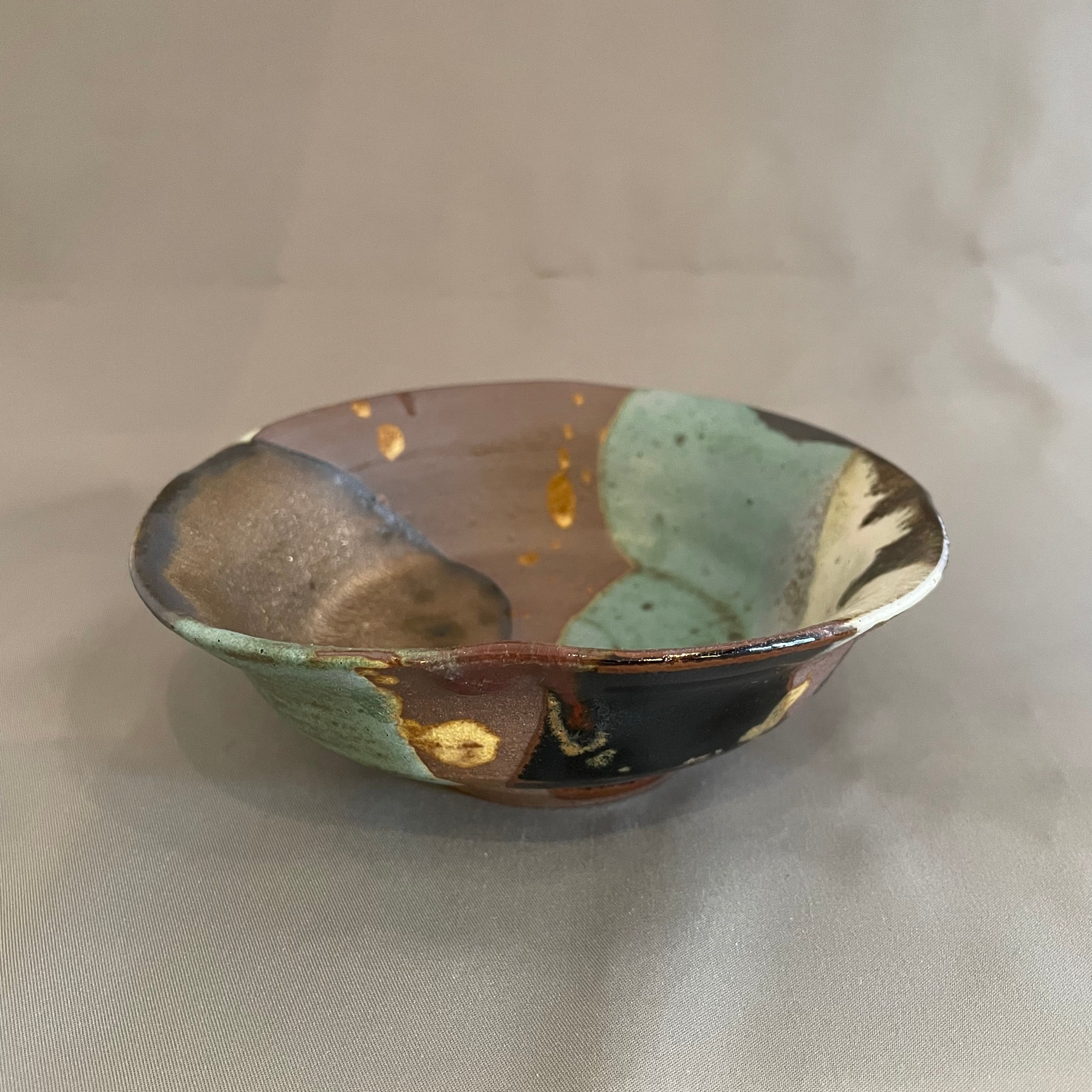 雲泉窯角木瓜形向付4個