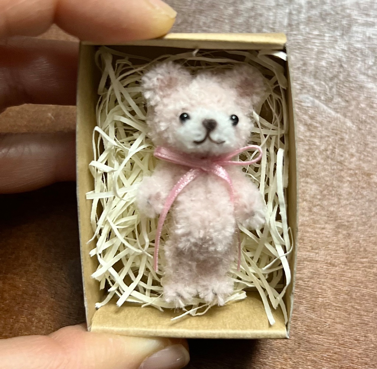 クリーミーベイビーベア テディベア 海外作家様 ハンドメイド くま 