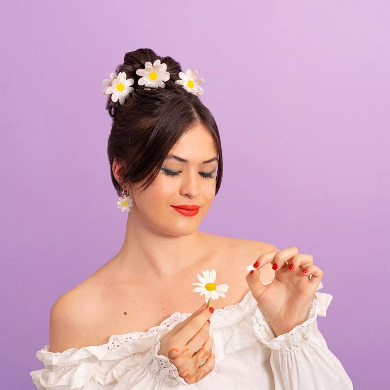 即納» Coucou Suzette Daisy Hair Claw ククシュゼット ヘア