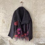 Trump motif knit cardigan