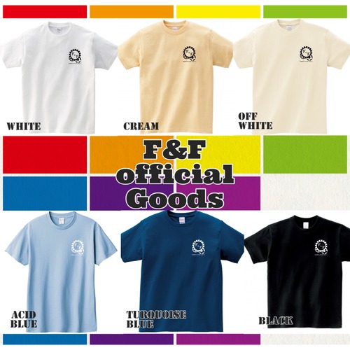 F&F アースカラー Tshirts 【F&F Official Goods】