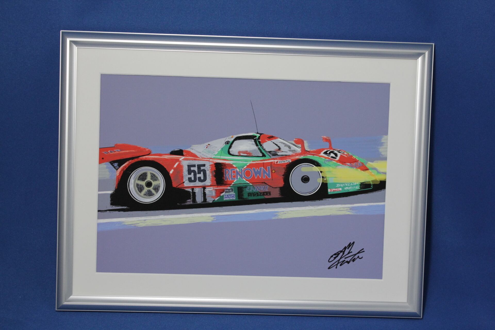 イラスト マツダ 787B A4サイズ 額入り | osamart
