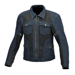 【新着特価】コミネ(KOMINE) バイク用 ジャケット JK-161 フィールドメッシュジャケット Denim Indigo L