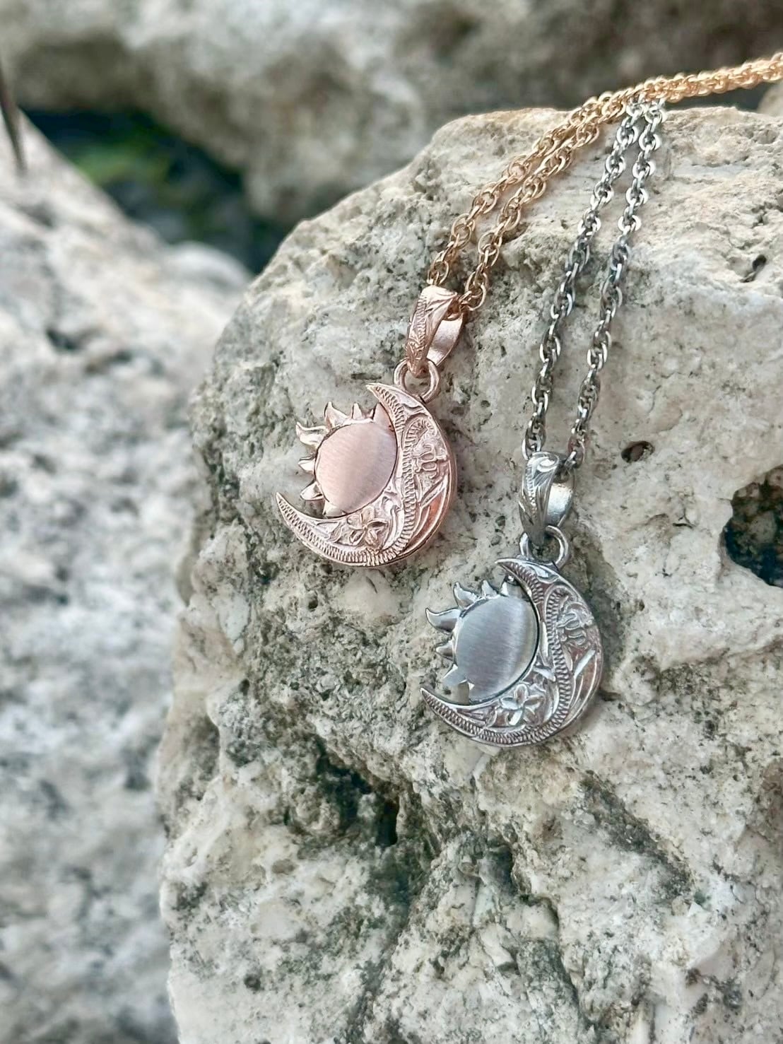 LIFE is 8th anniversary 【moon＆sun】シルバー ￥10,000(￥11,000)