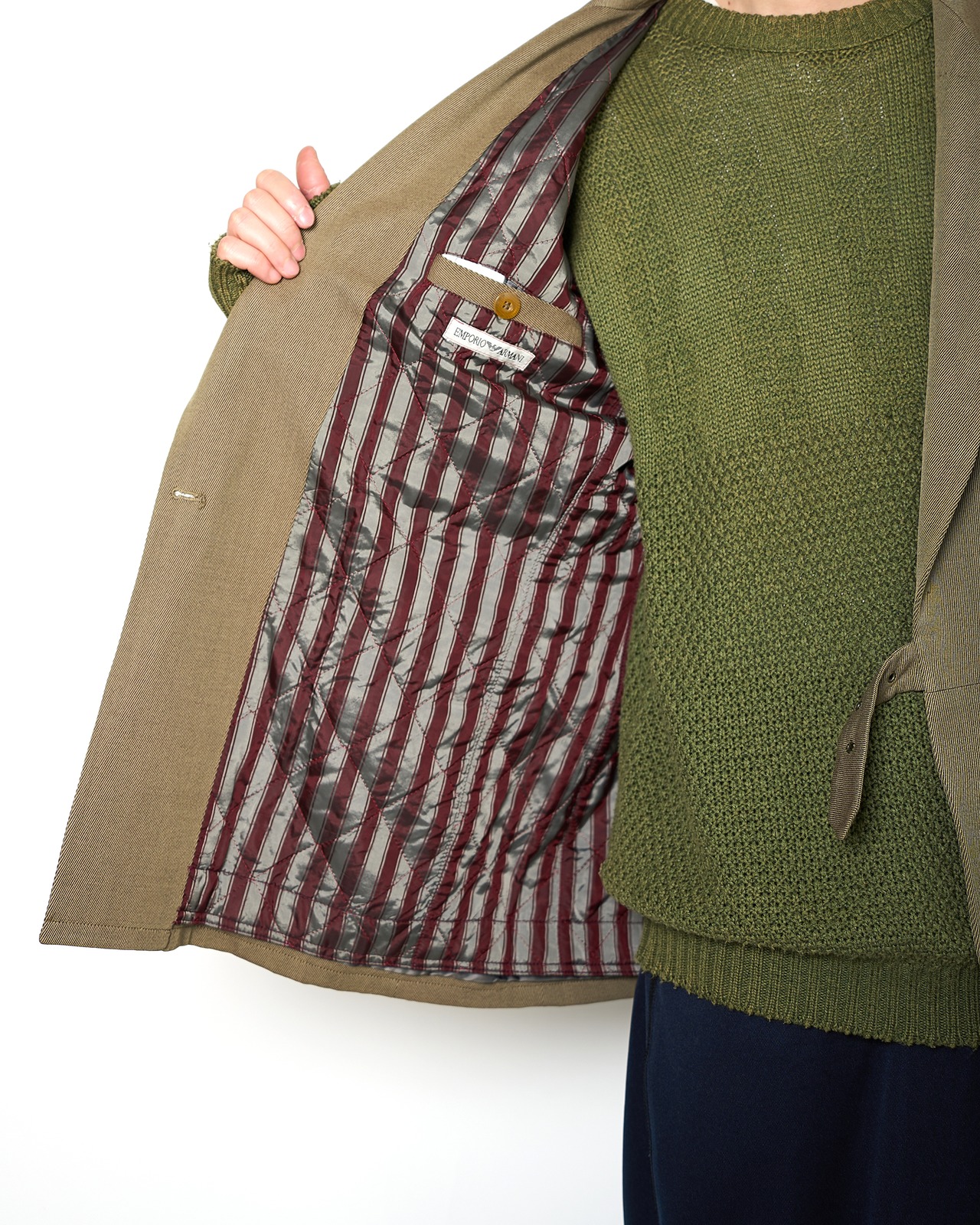 EMPORIO ARMANI "90s Multi Pocket Belted Jacket"