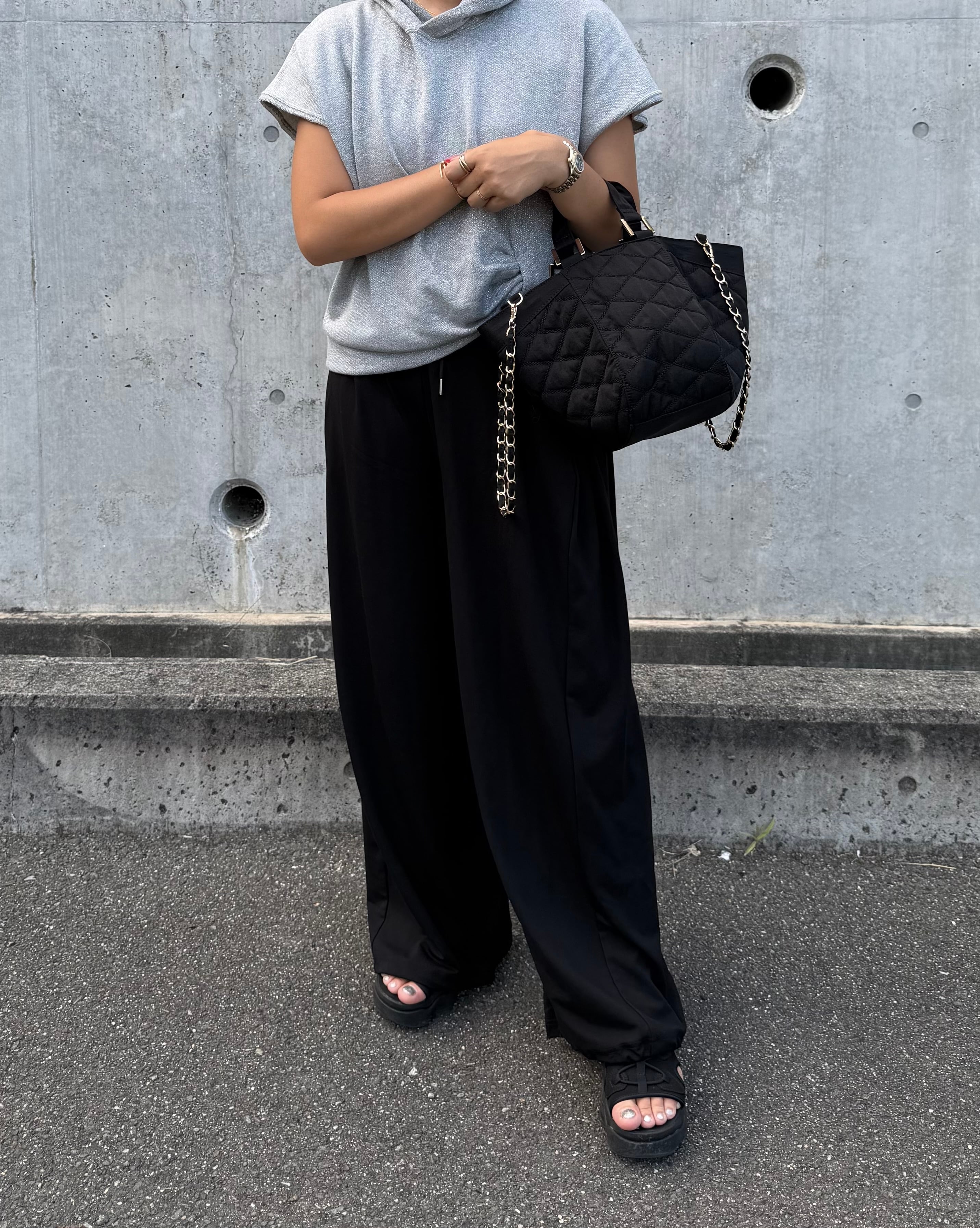 ダブルチェーンバッグ | soleile