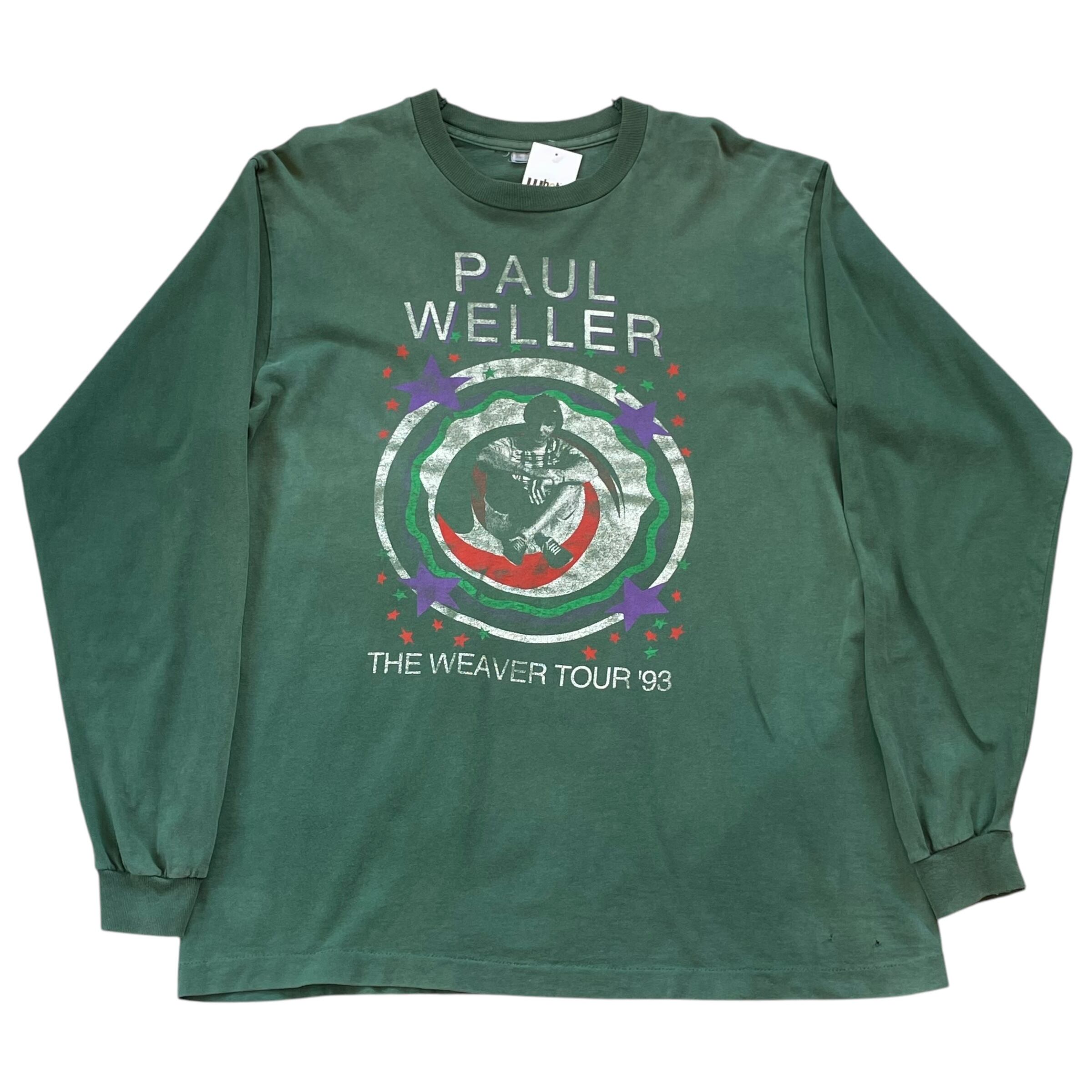 1993s PAUL WELLER "THE WEAVER TOUR '93" parking lot L/S T-shirt