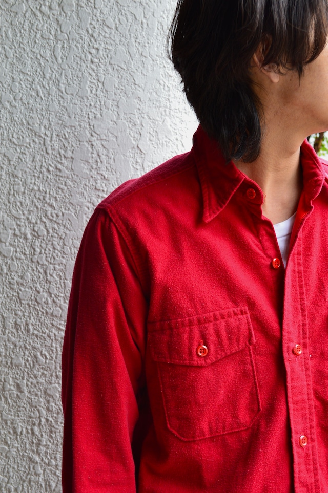 DEERSKIN 〜1970's Cotton Chamois Cloth Flap Work Shirts US Vintage 60s-70s シャモアクロスシャツ ビンテージ