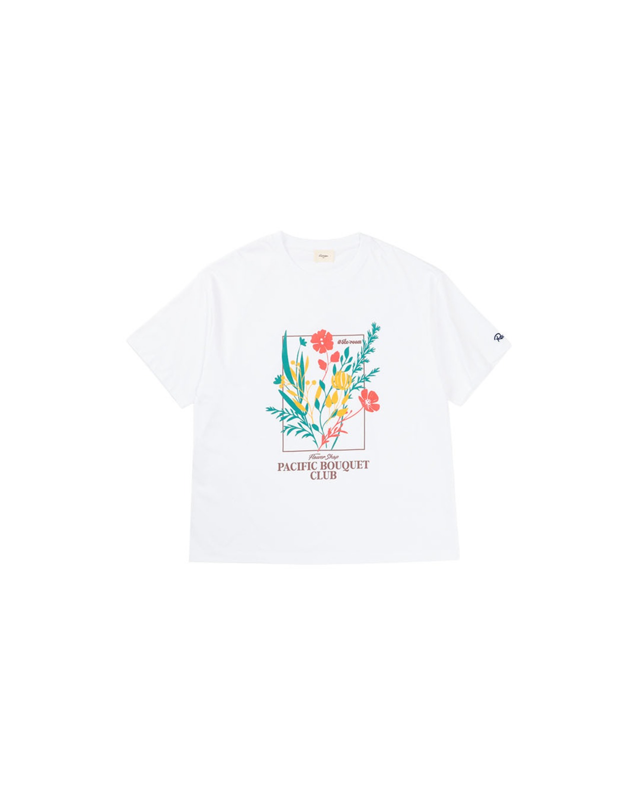 【#Re:room】FLOWER SHOP PRINT T-SHIRT［REC924］