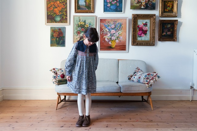 《即納》Little Cotton Clothes / Elizabeth Dress Barley Floral