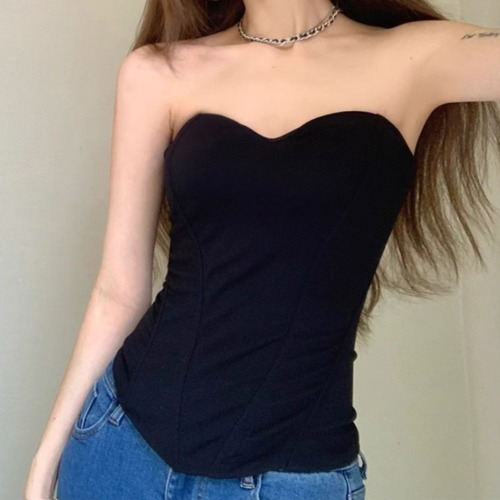 ハートネックベアトップ ・10337