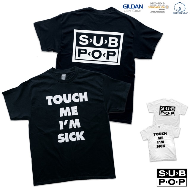 SUB POP 「TOUCH ME I'M SICK 」 「MUD HONEY」オルタナ　ロック　グランジ　バンド Tシャツ 【GILDAN USA】　2000-subpop-tmis