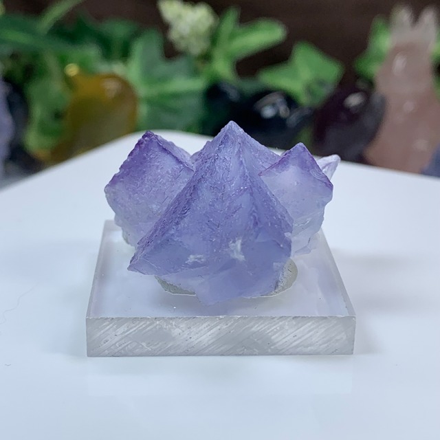 5.幻想的な色合い☆ヤオガンシャン産・ブルーフローライト原石