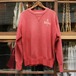 Vintage Cotton Sweatshirt [1950s- Russel Southern WPL7232] Varsity Print Front V Gazette Aging Red L