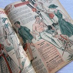 フランス古本　ヴィンテージ雑誌　婦人雑誌　ファッション・趣味　1950年代　JUIN 1956　12pscn29-2