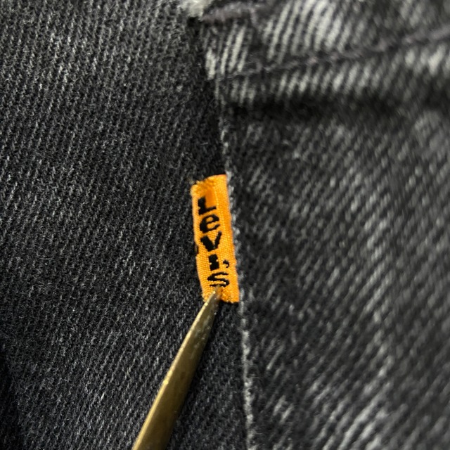 90s Levi's505 ブラックデニムパンツ　W34L30 メキシコ製