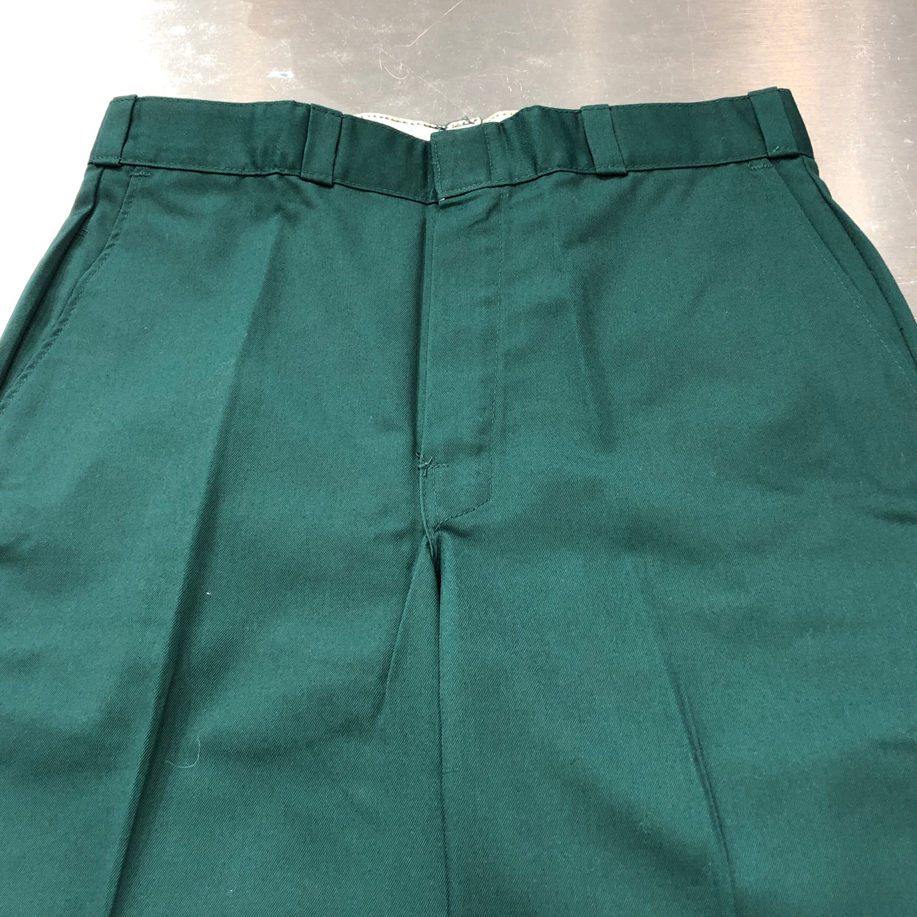 1980'S DICKIES CHINOS GREEN W31 L32 