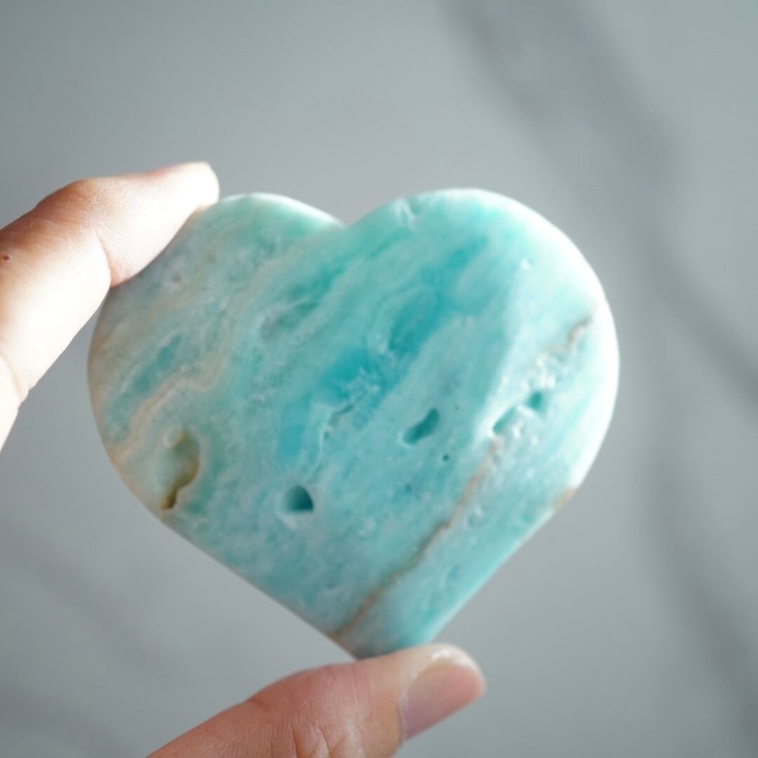 【ブルーアラゴナイト】夏のハート