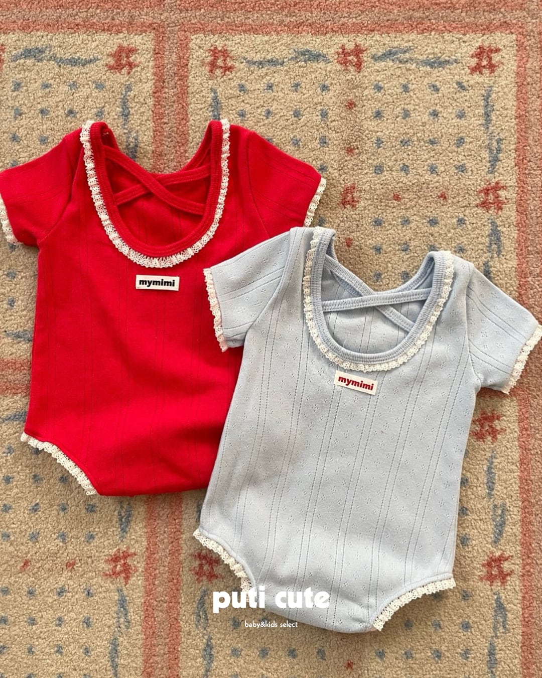 baby ꒰ 予約 ꒱ Eyelet suit / jeayabebe ⸝⋆