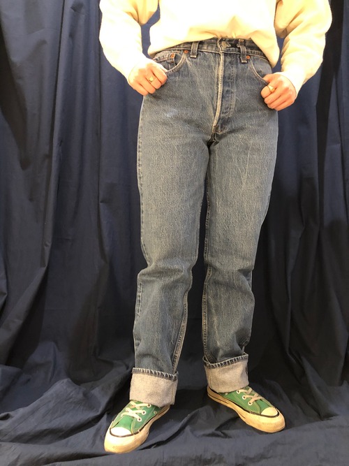 Levi's 501 denim pants made in USA W31 L36 ①