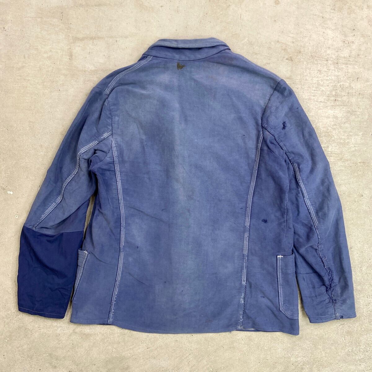 60年代 G.S. KLEDING ブルーモールスキン フレンチワークジャケット